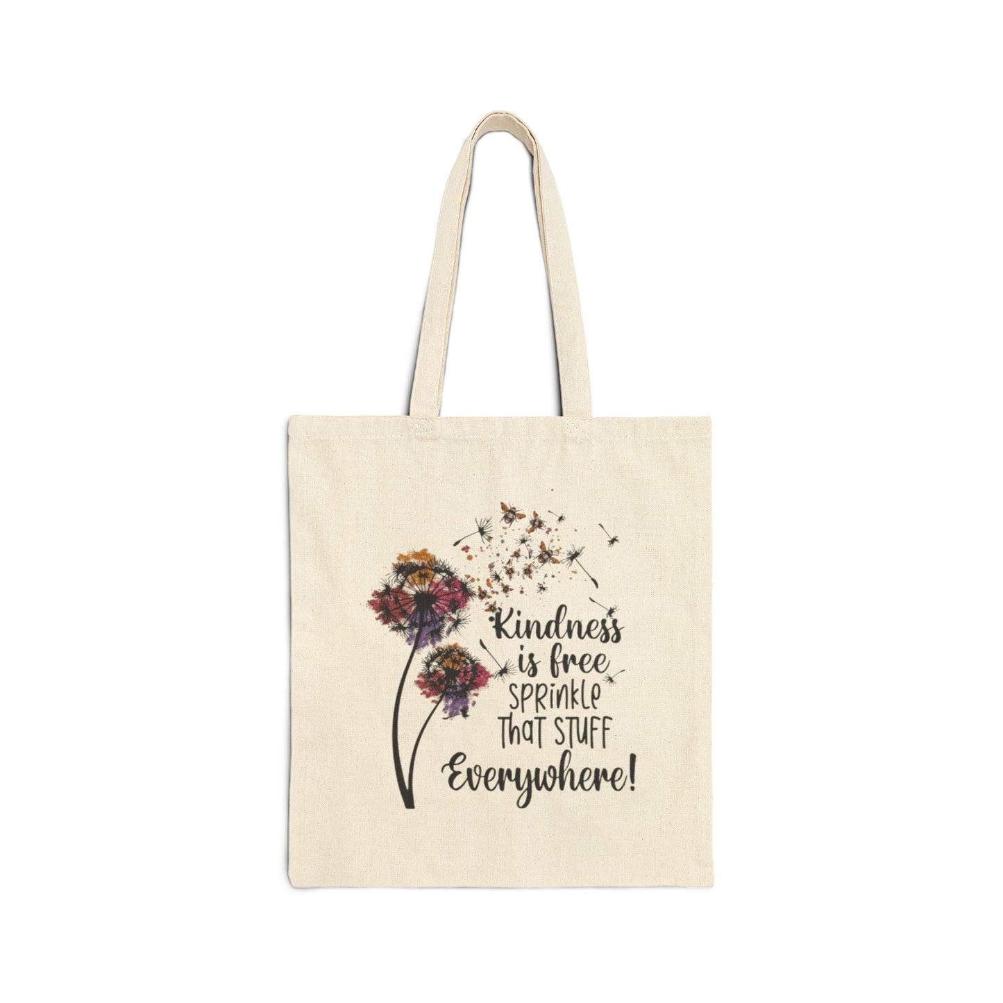 Kindness is Free Canvas Tote Bag