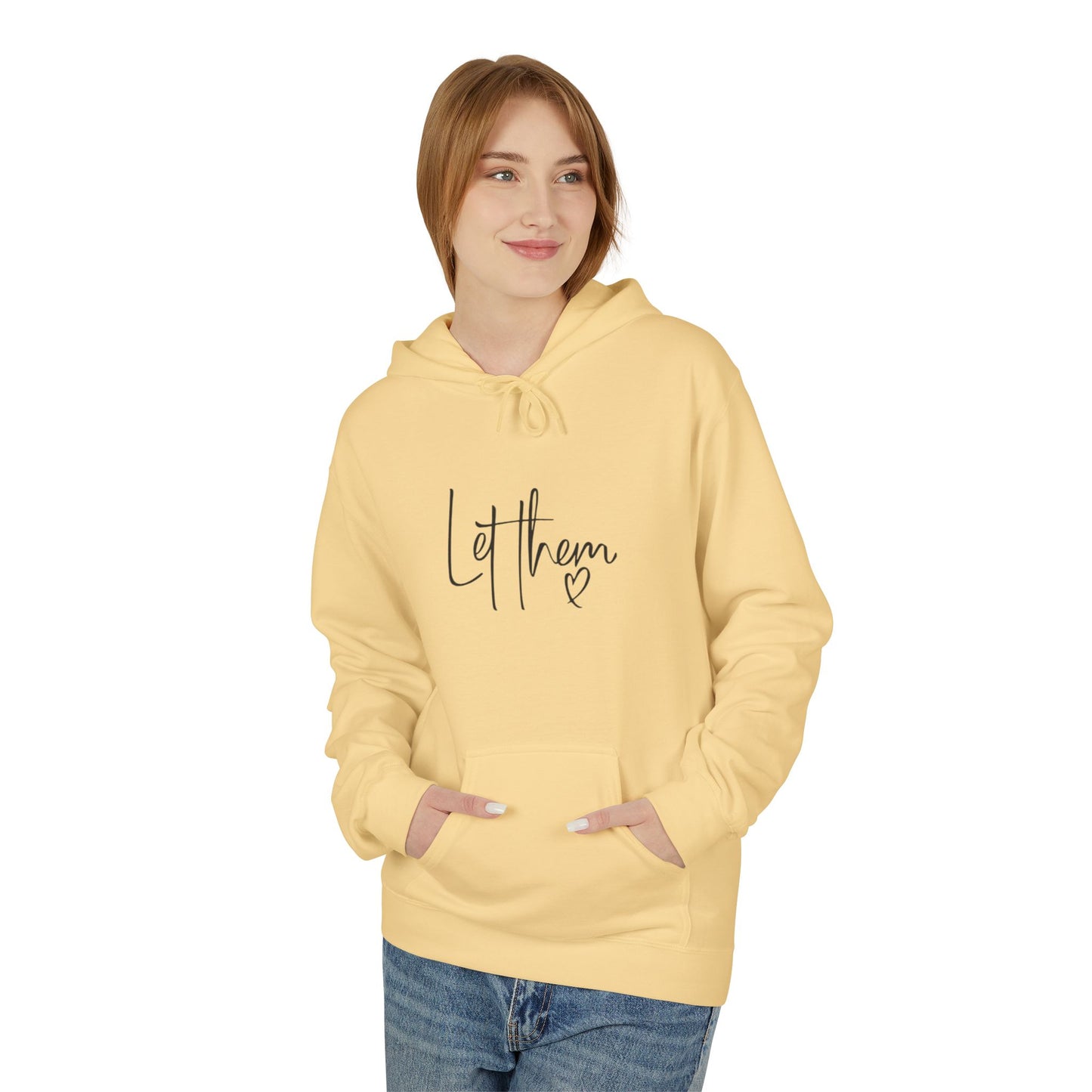Let Them Unisex Midweight Soft-style Fleece Hoodie