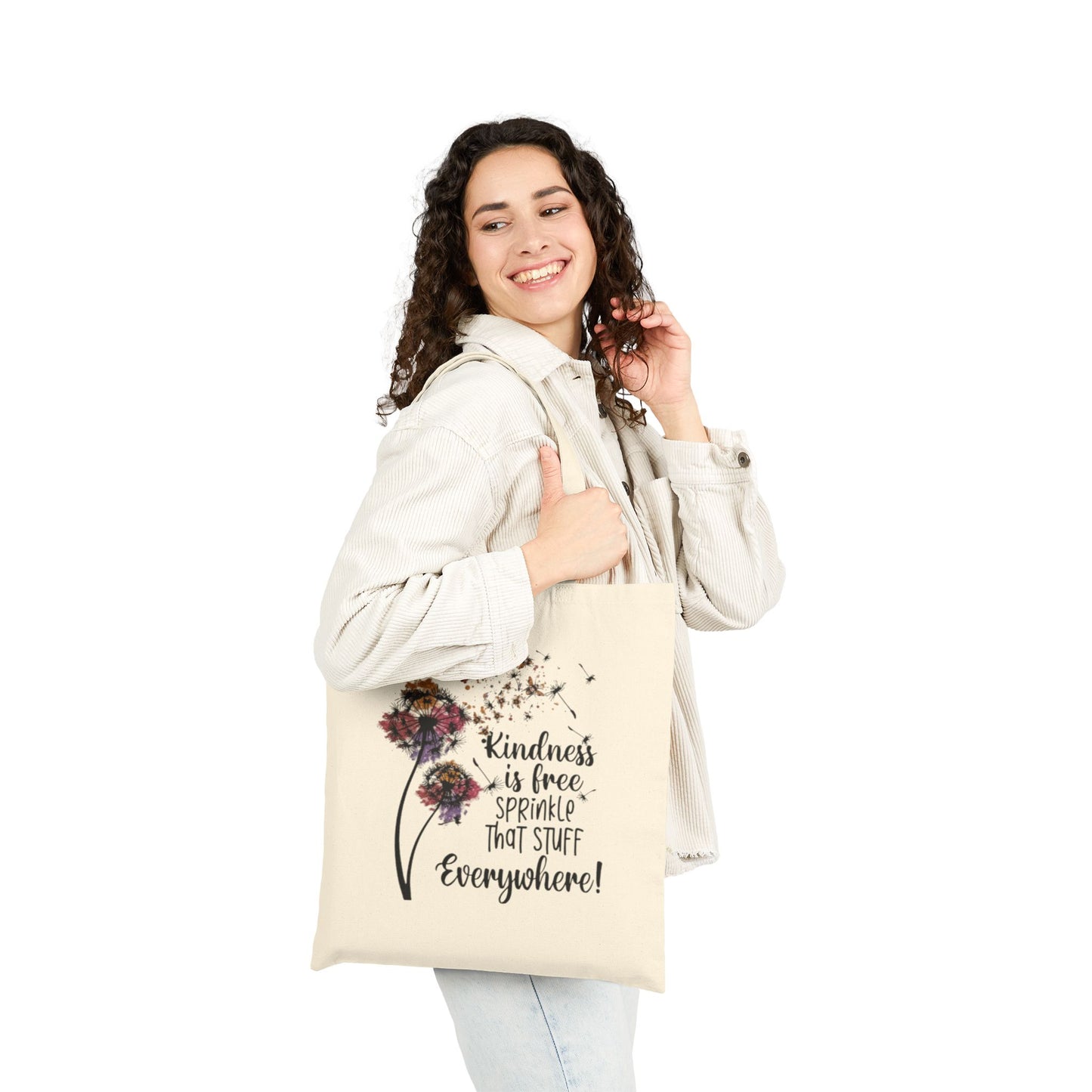 Kindness is Free Canvas Tote Bag