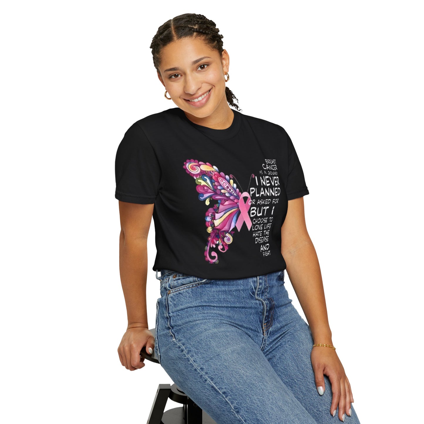 A Journey I Never Planned Unisex Garment-Dyed T-shirt