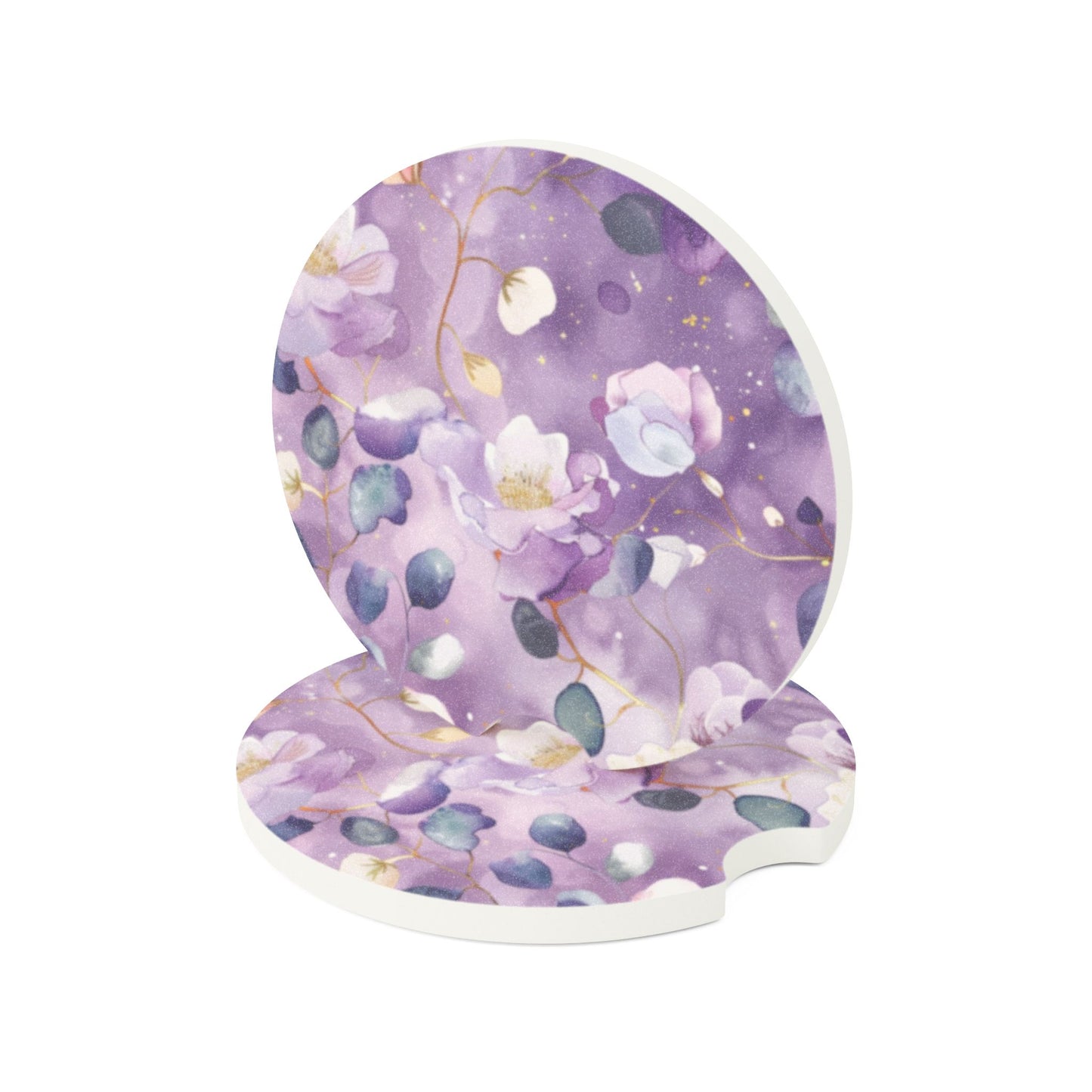 Purple Soapstone Car Coaster