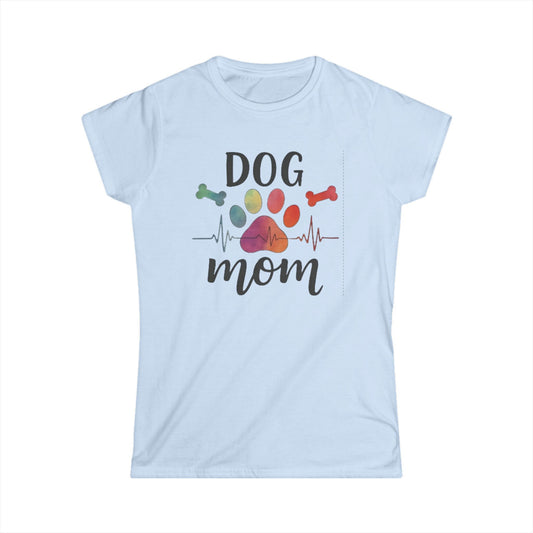 Dog Mom Women's Soft-style Tee