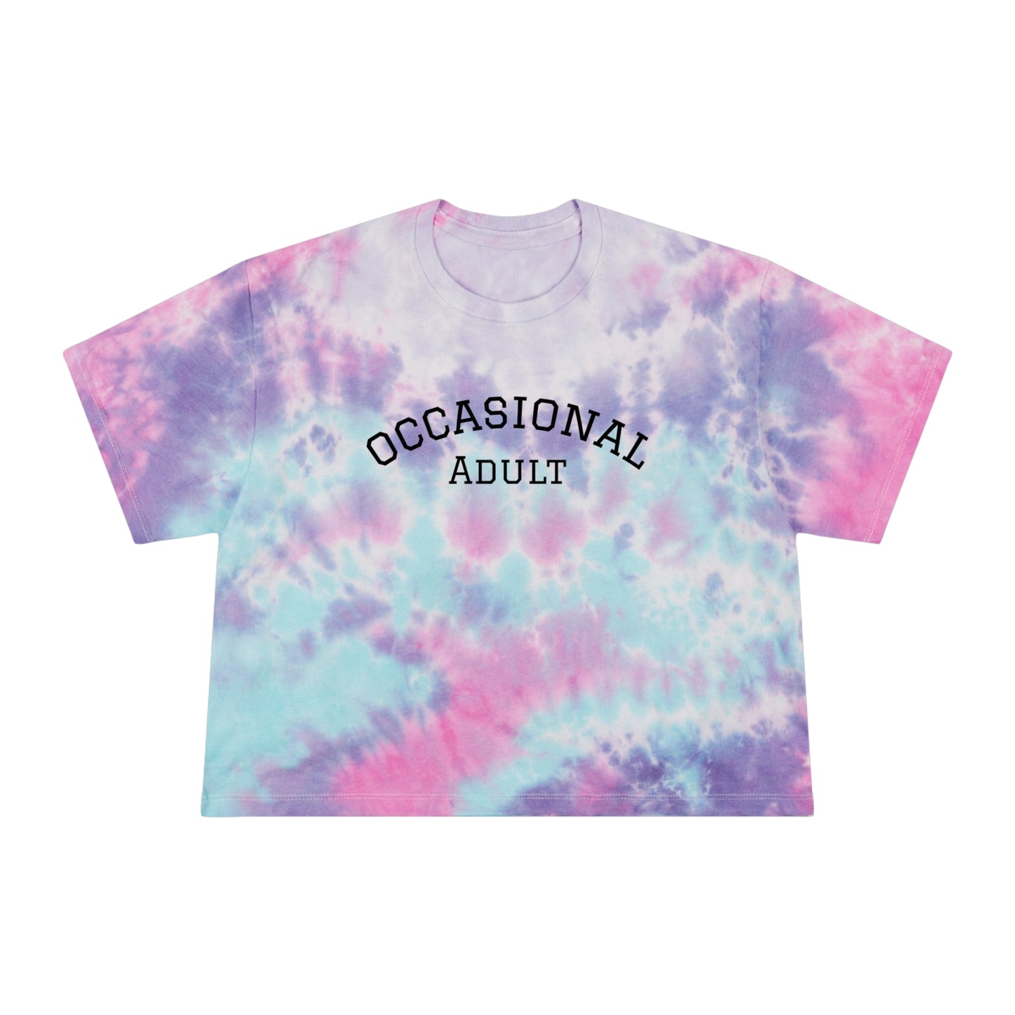 Adult Women's Tie-Dye Crop Tee