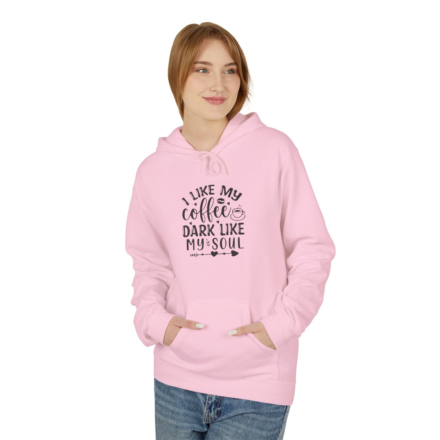 I Like My Coffee Unisex Midweight Soft-style Fleece Hoodie