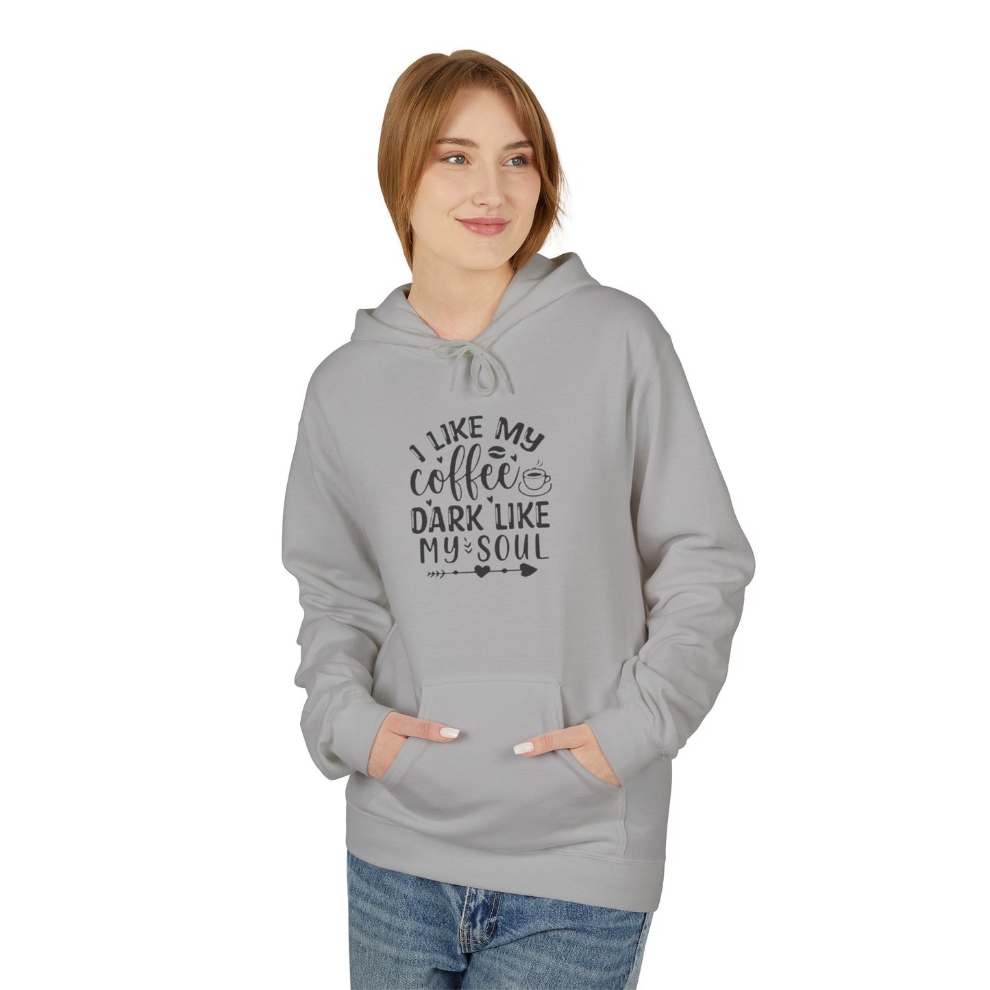 I Like My Coffee Unisex Midweight Soft-style Fleece Hoodie