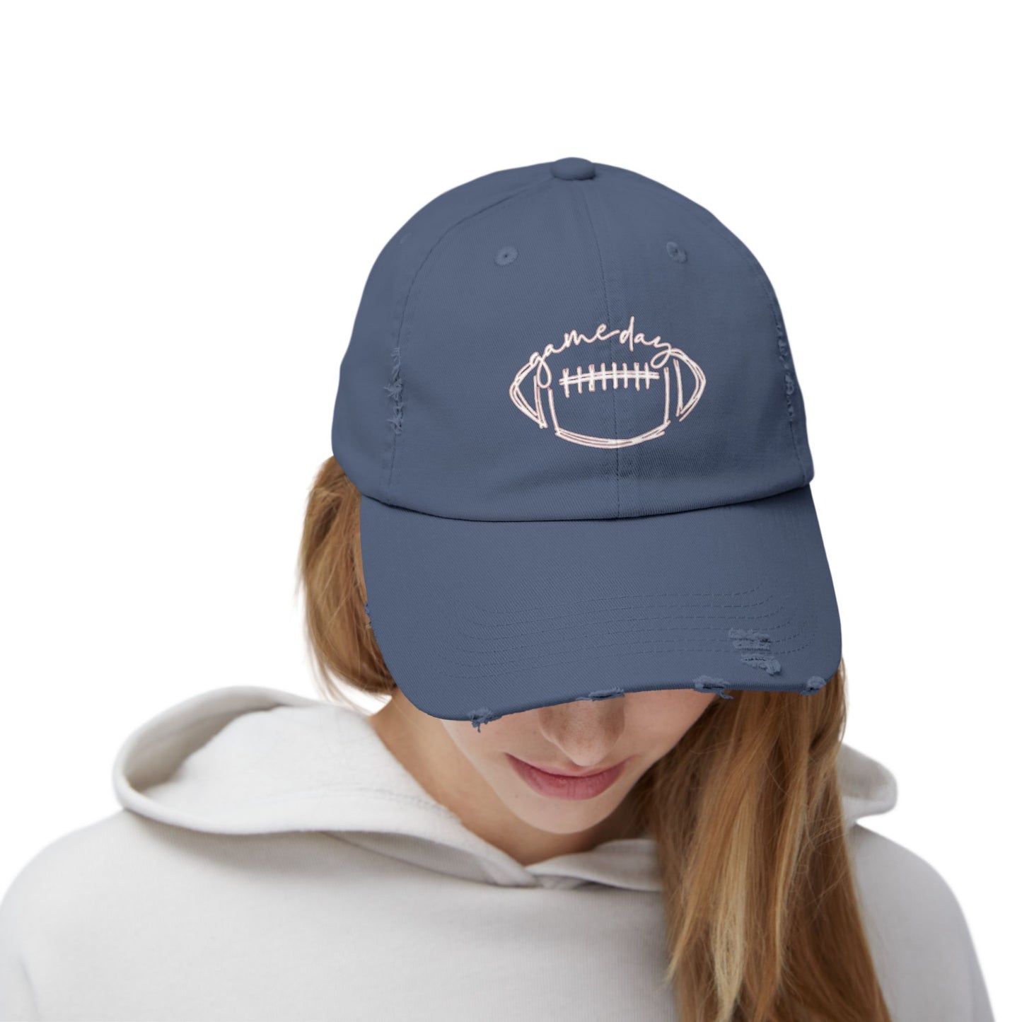 Game Day Unisex Distressed Cap