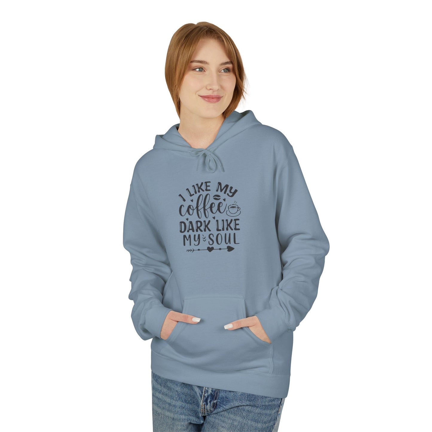 I Like My Coffee Unisex Midweight Soft-style Fleece Hoodie