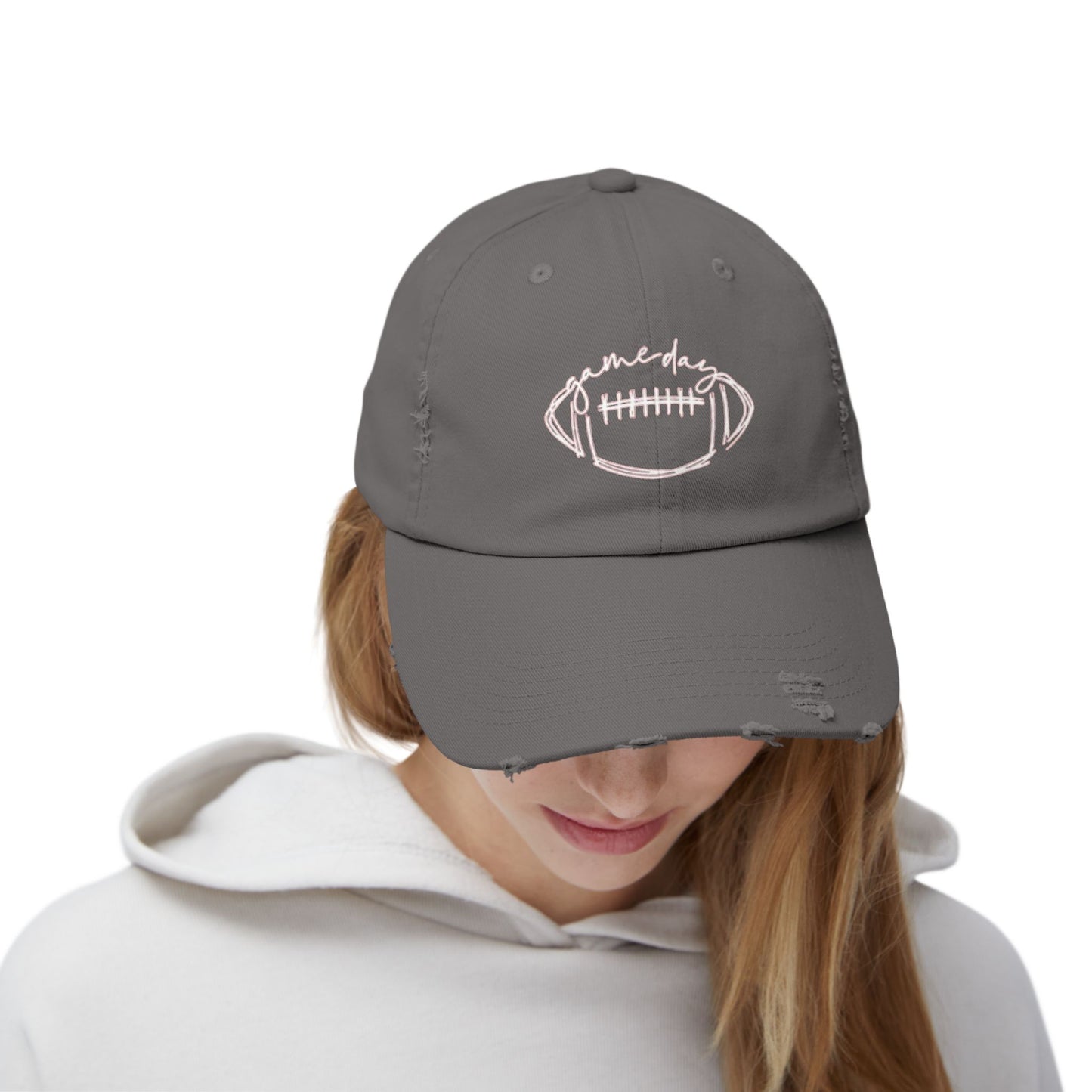 Game Day Unisex Distressed Cap