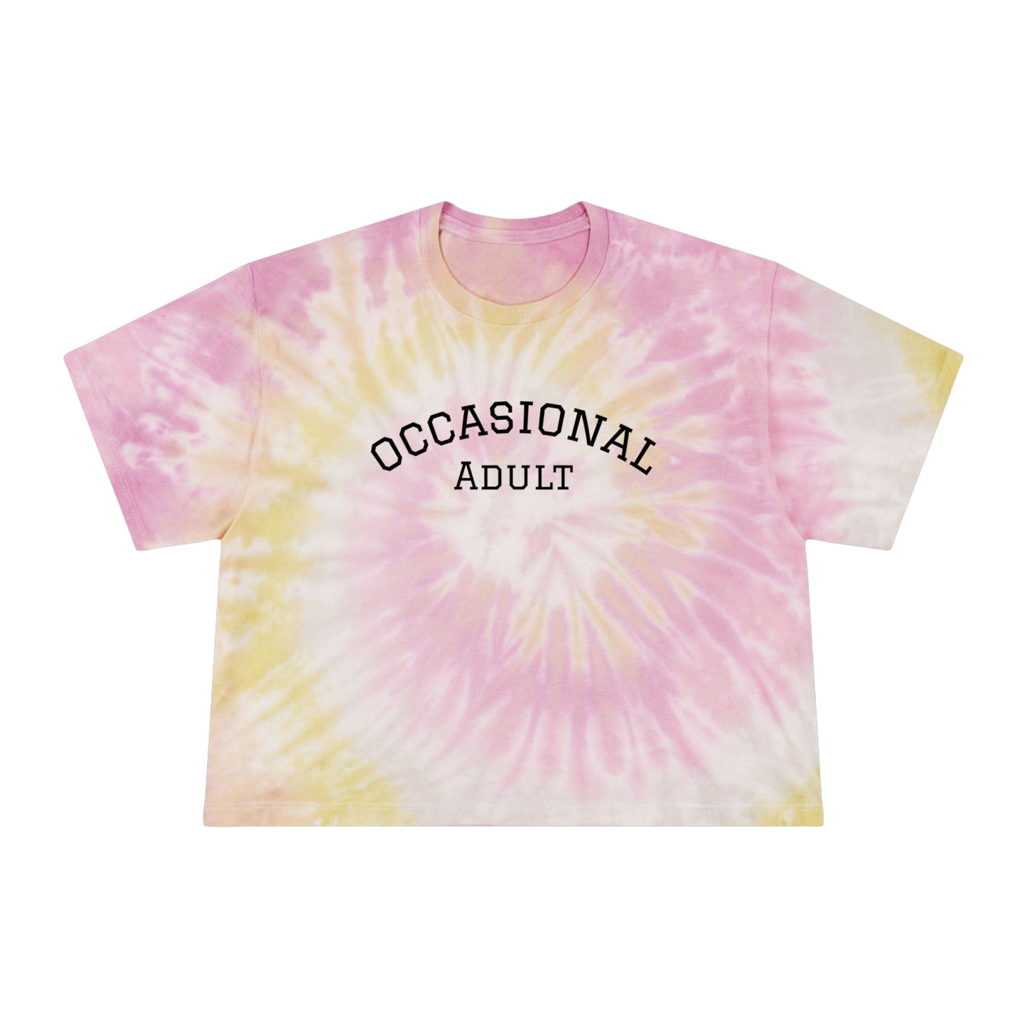 Adult Women's Tie-Dye Crop Tee