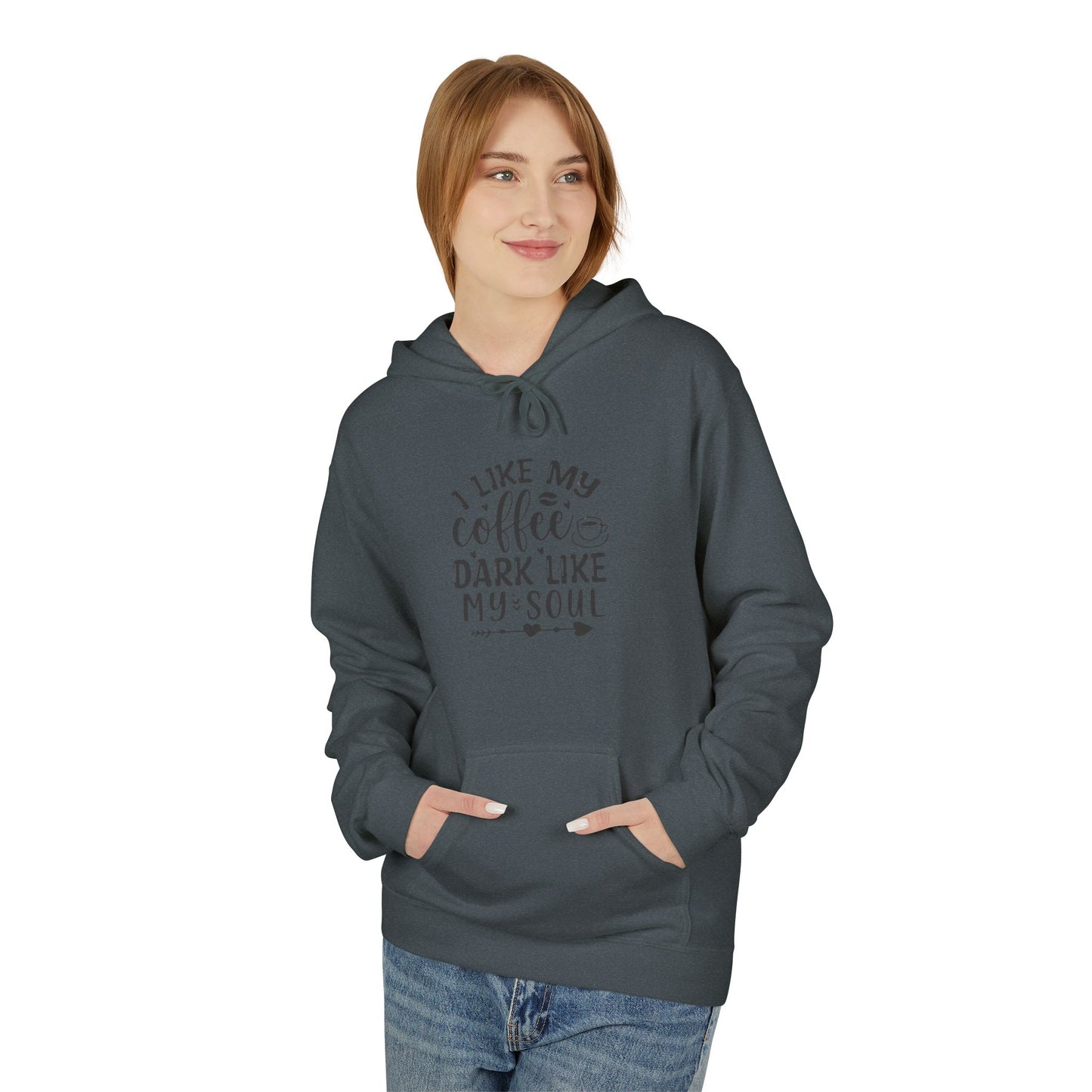 I Like My Coffee Unisex Midweight Soft-style Fleece Hoodie
