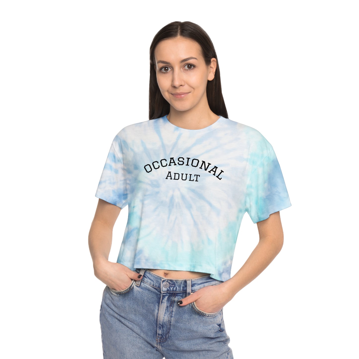 Adult Women's Tie-Dye Crop Tee