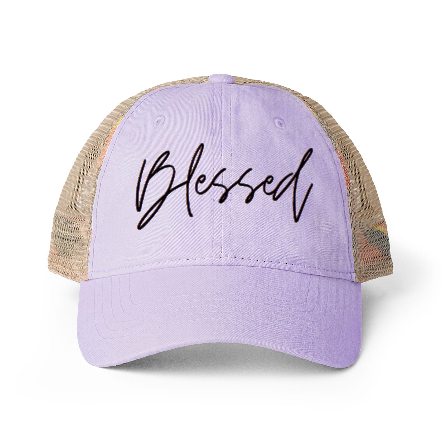 Blessed Women's Washed Mesh-Back Cap