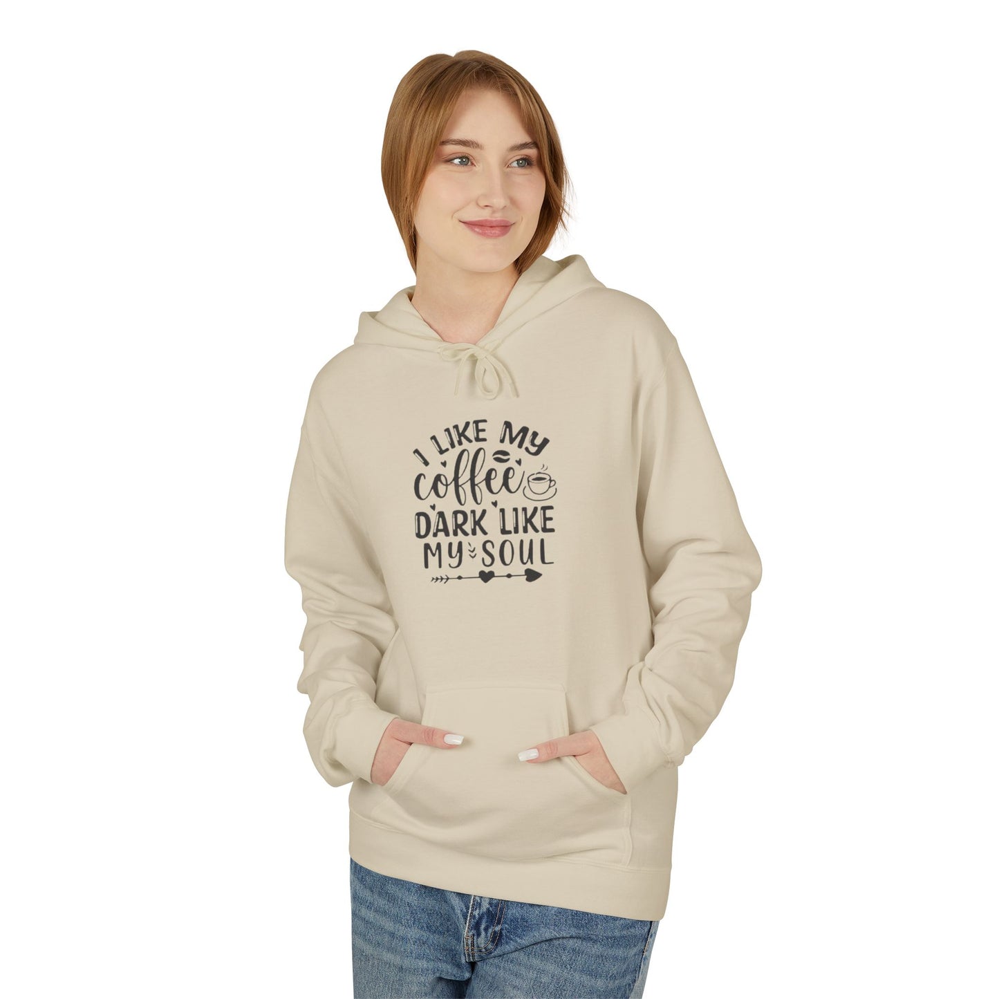 I Like My Coffee Unisex Midweight Soft-style Fleece Hoodie