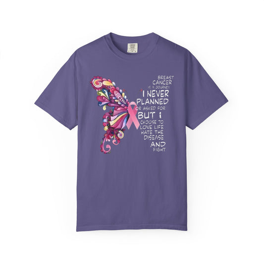 A Journey I Never Planned Unisex Garment-Dyed T-shirt