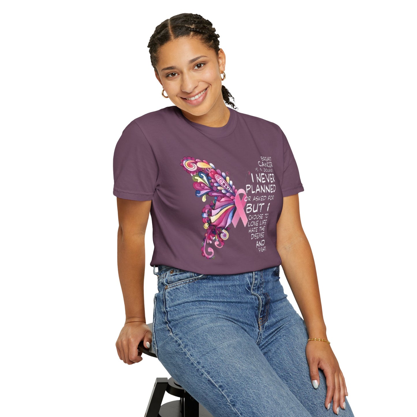 A Journey I Never Planned Unisex Garment-Dyed T-shirt