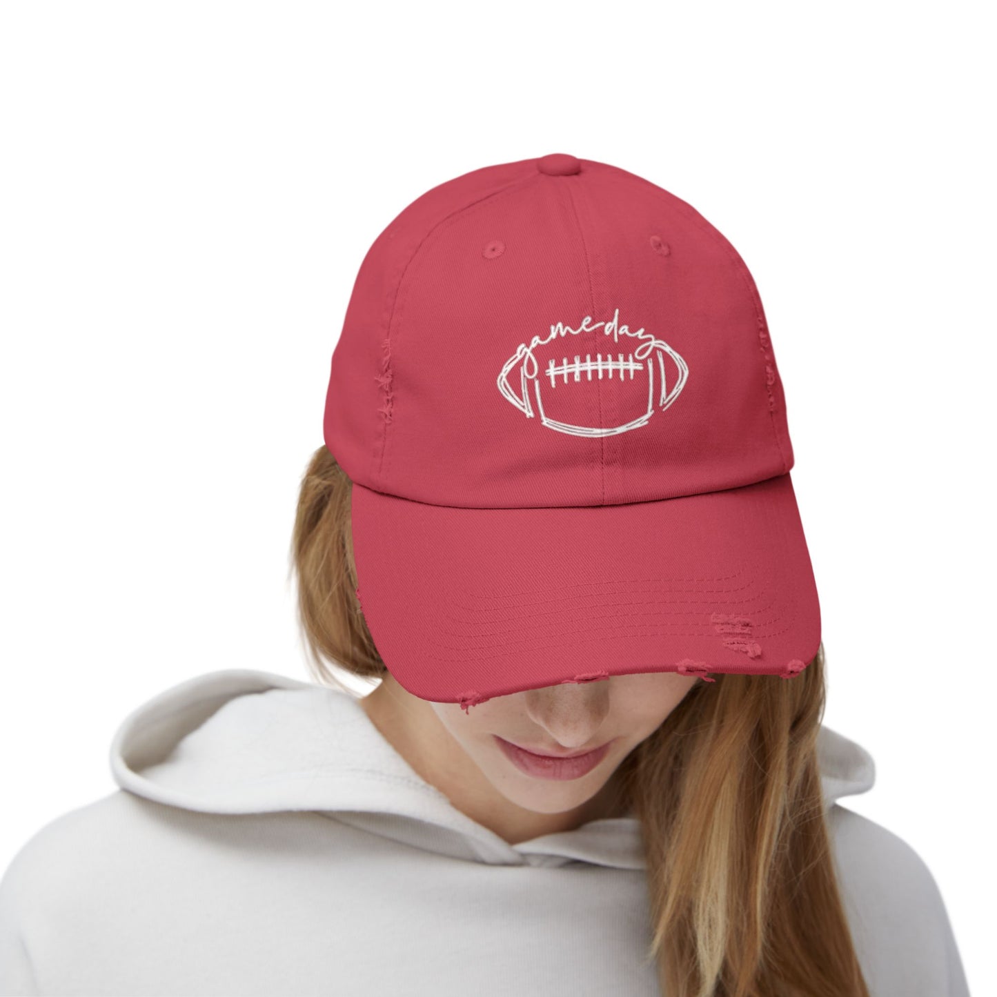 Game Day Unisex Distressed Cap