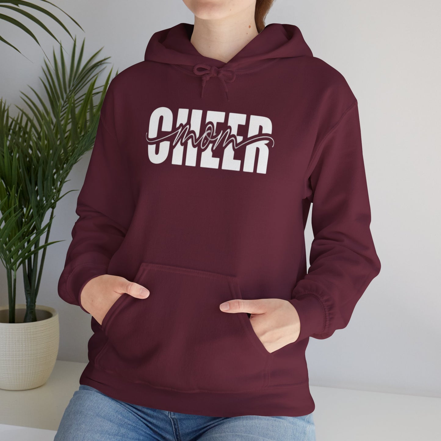 Cheer Mom Unisex Heavy Blend™ Hooded Sweatshirt