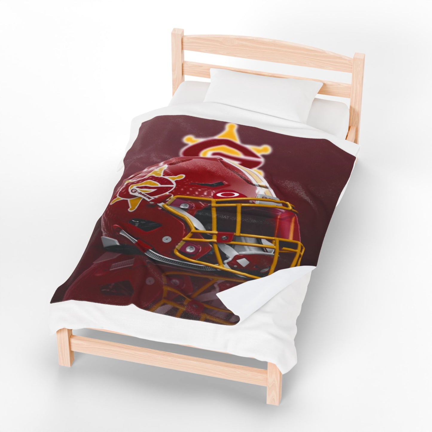 Velveteen Plush Blanket Graham G-Men Football