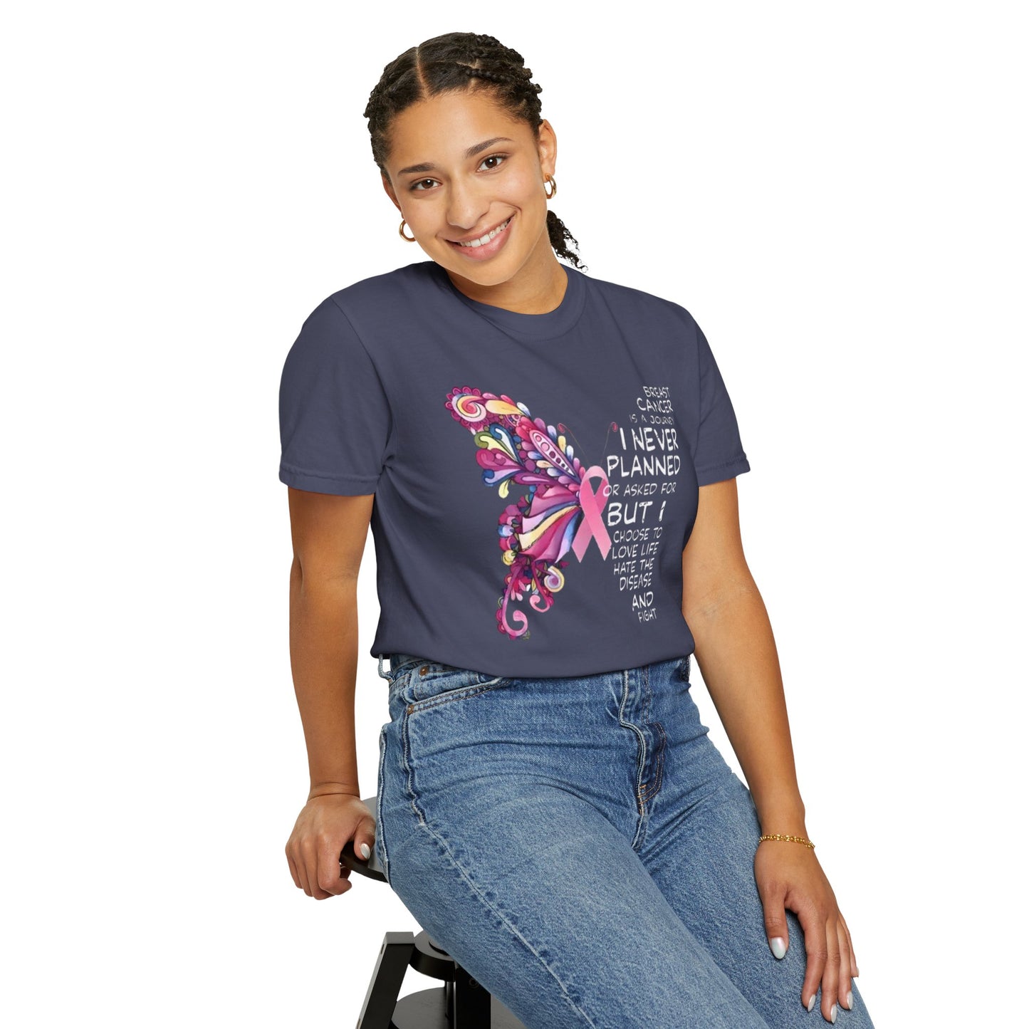 A Journey I Never Planned Unisex Garment-Dyed T-shirt