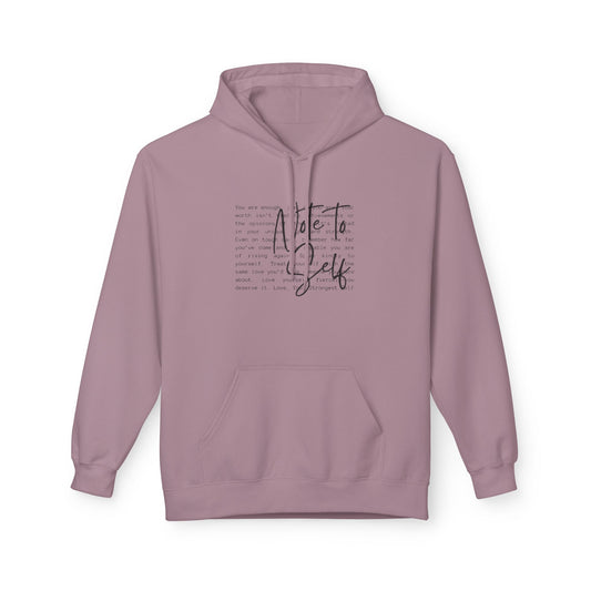 Note to Self Unisex Midweight Soft-style Fleece Hoodie