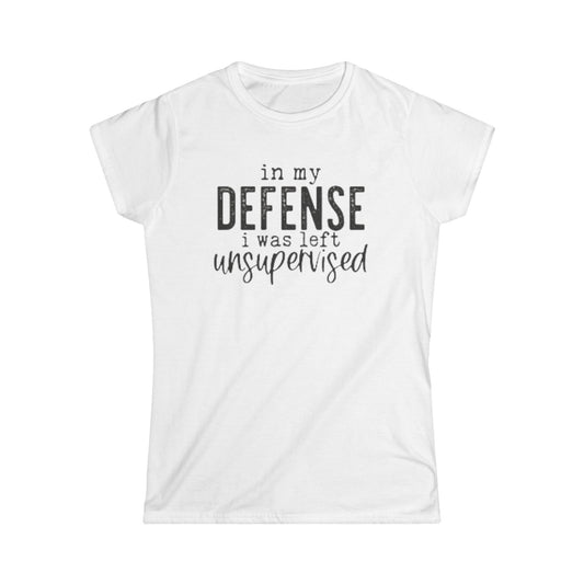 In my Defense Women's Soft-style Tee