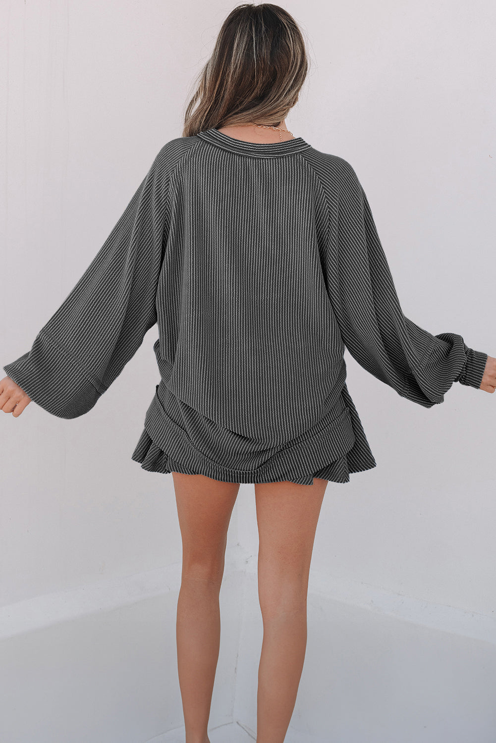 Scarlett Corded Lantern Sleeve Top